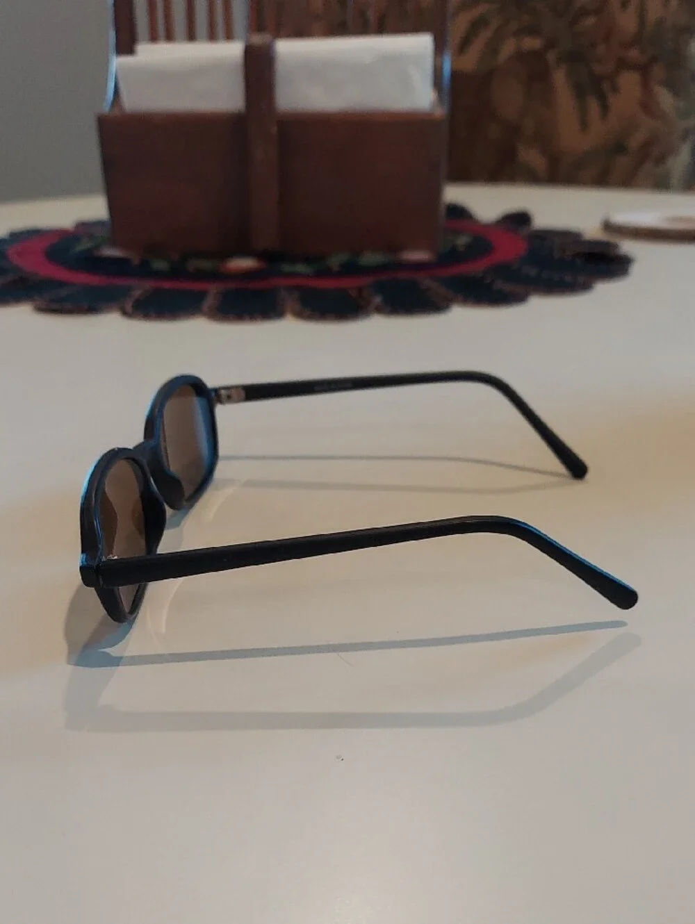 Vintage Frankie Sunglasses In Black & Olive